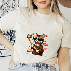 Selfie Cat King T-Shirt
