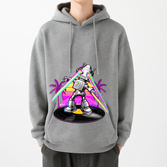 Tropical DJ Cat Hoodie